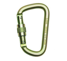 Карабін трапеція ASSECURO стальний з механічною муфтою AJ514