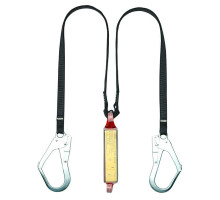 Строп ASSECURO подвійний з стрічки з амортизатором і карабінами 2xAJ590 1,7 м CE2032L F1