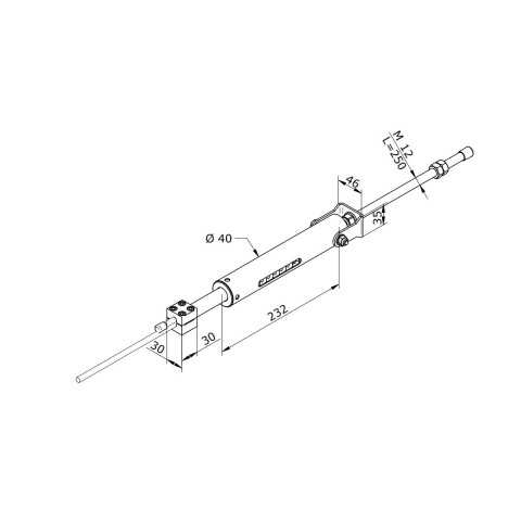Комплект кінцевих фіксаторів INNOTECH ALLinONE з амортизатором і індикатором зриву AIO-ENDS-10