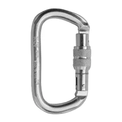 Карабін овальний Up Sky Oval-D сталевий з гвинтовою муфтою