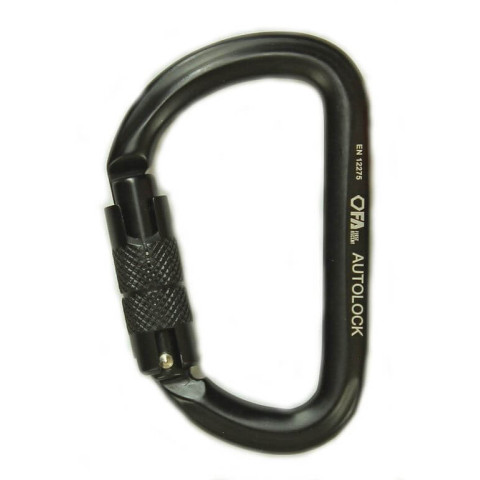 Карабін алюмінієвий з муфтою First Ascent AUTOLOCK