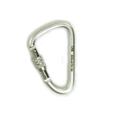 Карабін сталевий з муфтою First Ascent GOLIATH