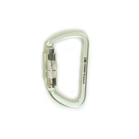 Карабін сталевий з муфтою First Ascent TOWER KEYLOCK (autolock)