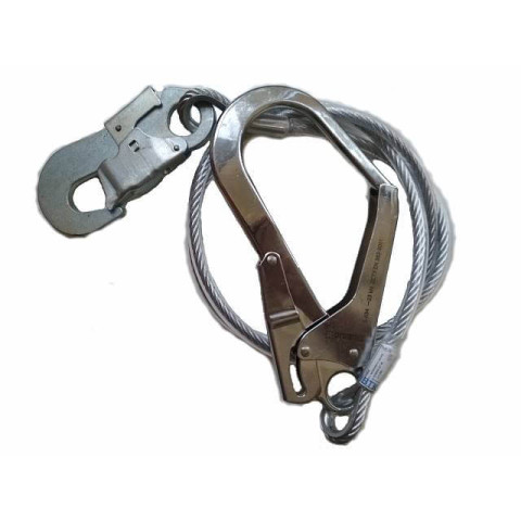 Строп-трос ПромСІЗ з двома карабінами малий та великий
