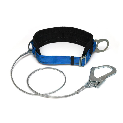 Пояс запобіжний безлямковий Sinew зі стропом із сталевого троса