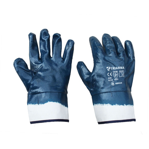 Рукавички TRIARMA нітрильні з твердою манжетою NBR 4530