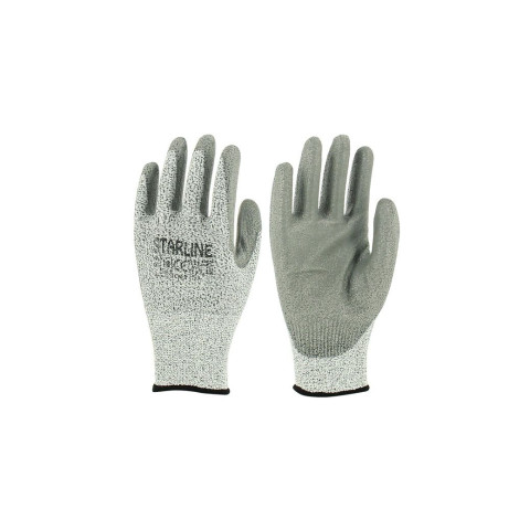 Рукавички проти порізів STARLINE з поліуретановим покриттям Е-53