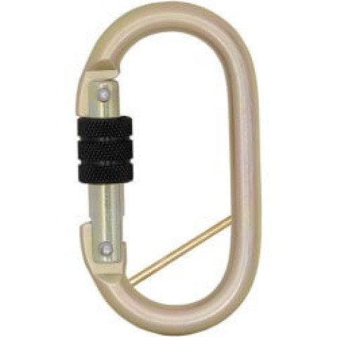 Карабін с різьбовою муфтою і перемичкою Kratos Safety FA5010217