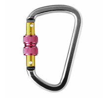 Карабін трапеція алюмінієвий з різьбовою муфтою PROTEKT / AZ 014 /