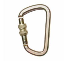 Карабін трапеція сталевий з різьбовою муфтою PROTEKT / AZ 017 /