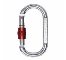 Карабін овал алюмінієвий з різьбовою муфтою Кей-Лок Triarma S-2345AS