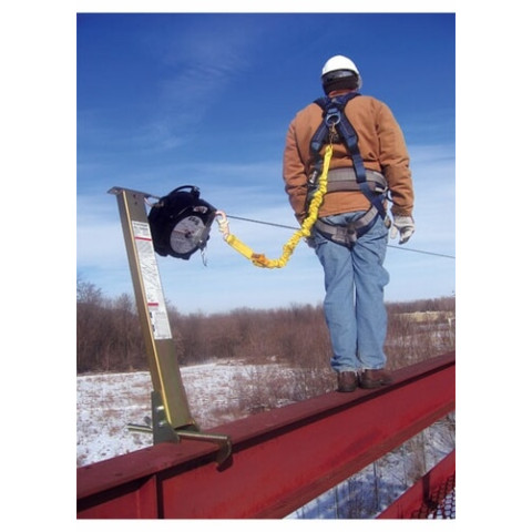 Система горизонтальної страховки на сталевому тросі EZ-LINE / 18м / (7605061)