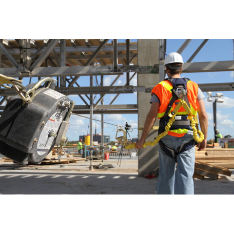 Система горизонтальної страховки на сталевому тросі EZ-LINE / 18м / (7605061)