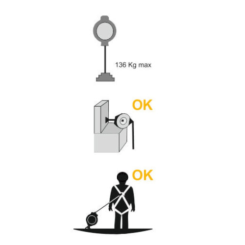 Блокуючий пристрій ASSECURO AUTOBLOK зі стрічкою 2м і амортизатором (фактор ривка 2) AH202T