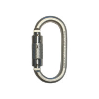 Карабін овал ASSECURO стальний з автоматичною муфтою AJ501A