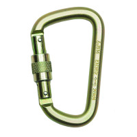 Карабін трапеція ASSECURO стальний з механічною муфтою AJ514