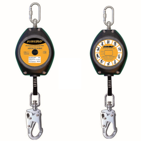 Механічний пристрій ASSECURO AUTOBLOK зі стрічкою 6м AH306T