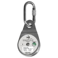 Блок-ролик IKAR з оцинкованої сталі з карабіном AJ501T AT055-2