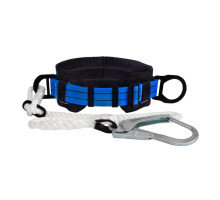 Пояс монтажний безлямковий Вертикаль ПБ (М) строп-канат великий карабін К55