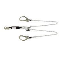 Строп подвійний канатний з амортизатором та трьома карабінами малий та 2 великих 1МСКР22