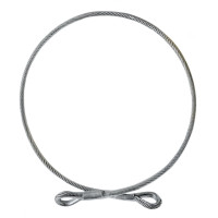 Зачіп із сталевого троса в ПВХ обплетенні "чалка" 1м