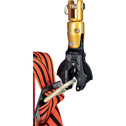 Страхувальний інерційний пристрій Delta Plus PROTECTOR TETRA зі стальним тросом 15м AN15015F