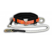 Пояс запобіжний 3 ПБ, з канатним стропом