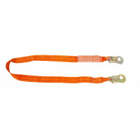 Строп-стрічка ПромСІЗ з амортизатором і 2-ма карабінами