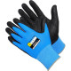 Рукавички TEGERA нейлонові з неповним текстурованим нітрильним покриттям 887