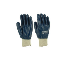 Рукавички STARLINE нітрільниє з в'язаною манжетою E-380