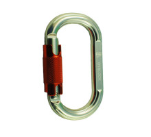 Карабін алюмінієвий з муфтою First Ascent OVALOCK