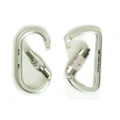 Карабін сталевий з муфтою First Ascent OVUM AUTOLOCK KEYLOCK