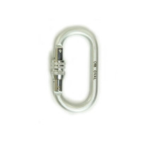 Карабін сталевий з різьбовою муфтою First Ascent OVAL